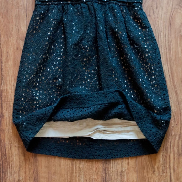 Pins and Needles Anthro Strapless Lace Dress - Picture 3 of 8